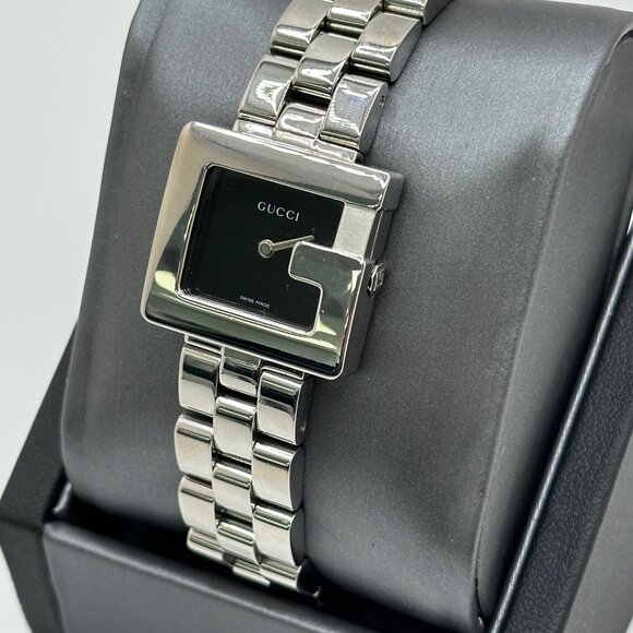 VINTAGE GUCCI 3600 L G Face Ladies Watch in 995Stainless Steel - Picture 2 of 9